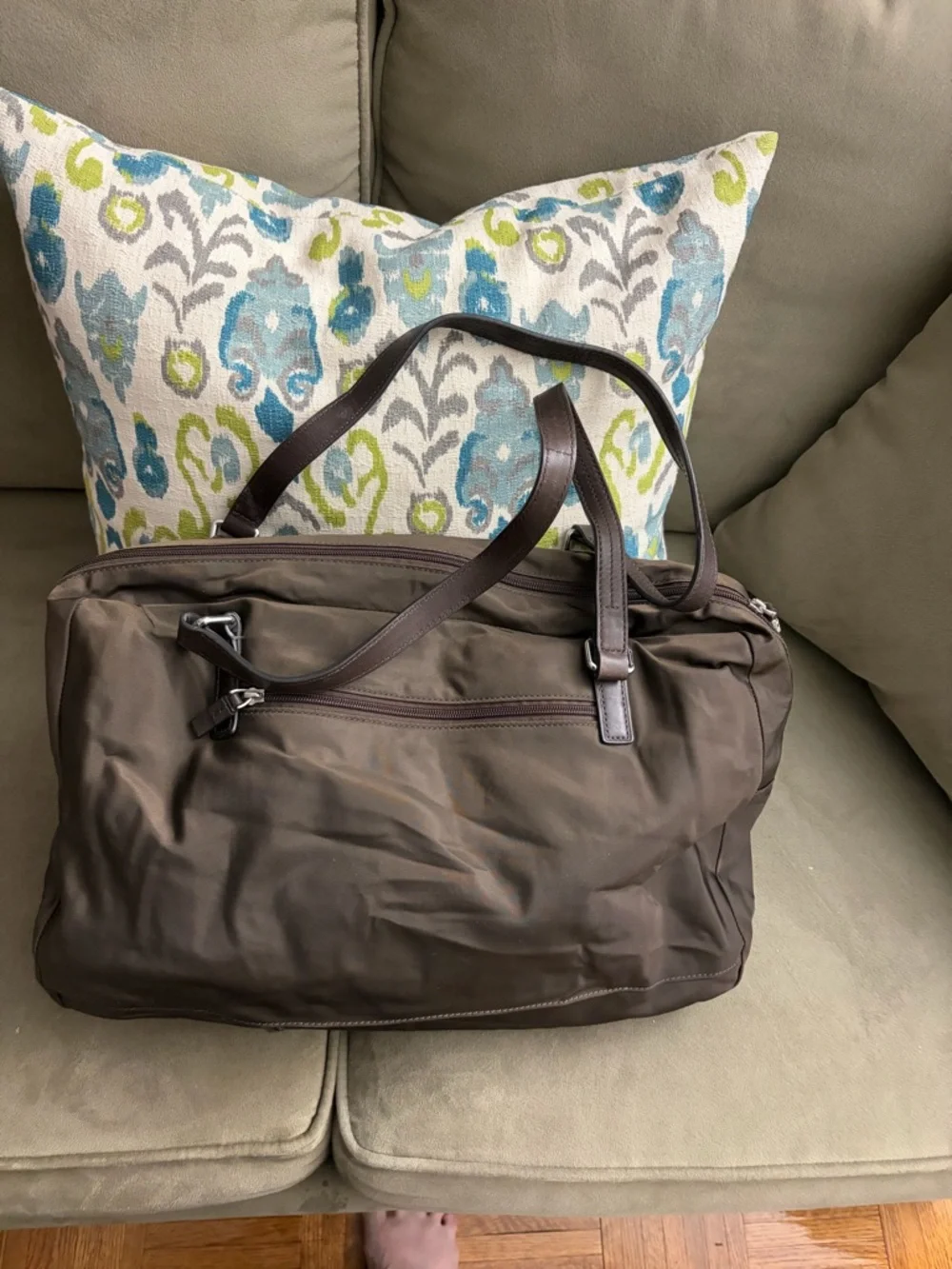 Tumi Men's Brown Laptop Briefcase Tote